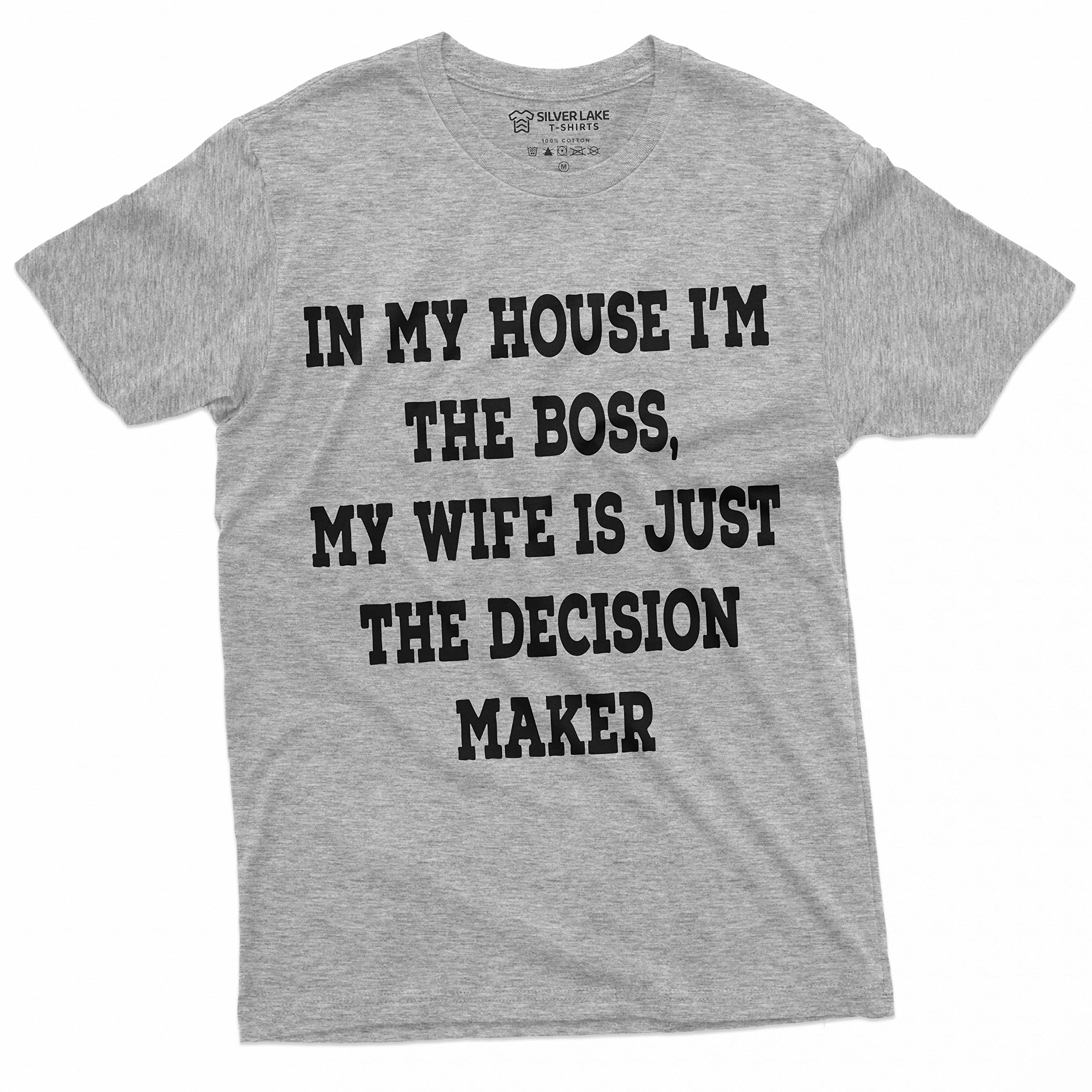 Funny 'I Am The Boss' T-Shirt for Men - Cool Husband Gift Idea for Birthday & Anniversary - Perfect for Casual Wear, Office Humor & Couples Gifts