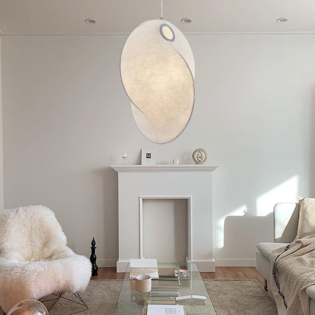 Celeste Crescent Pendant Light - Modern Moon-Shaped Hanging Fixture for Bedroom, Dining Room & Living Room Decor