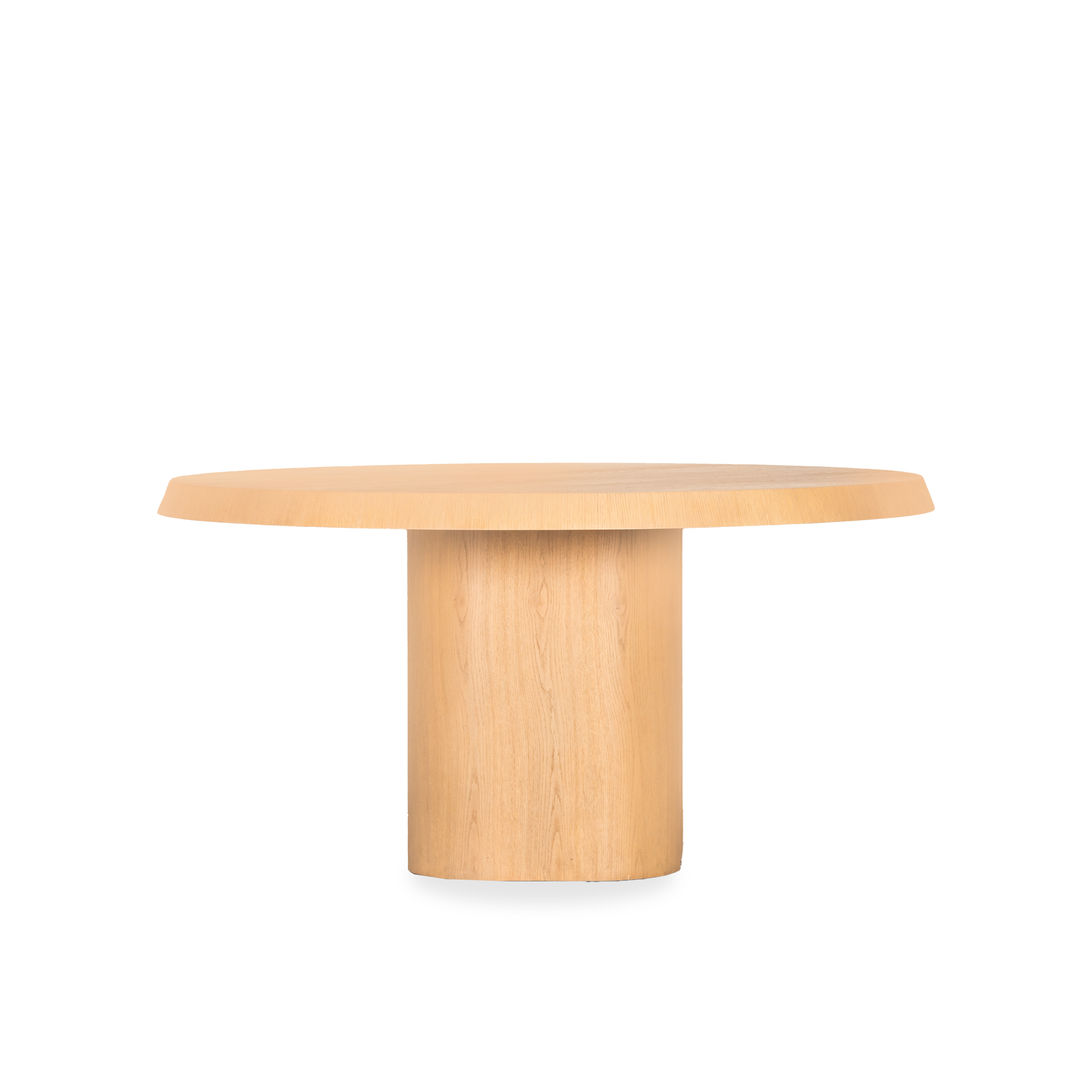 Round Dining Table for 4 - Modern Wooden Kitchen Table for Small Spaces - Perfect for Breakfast Nook, Apartment, or Cozy Home Dining Area