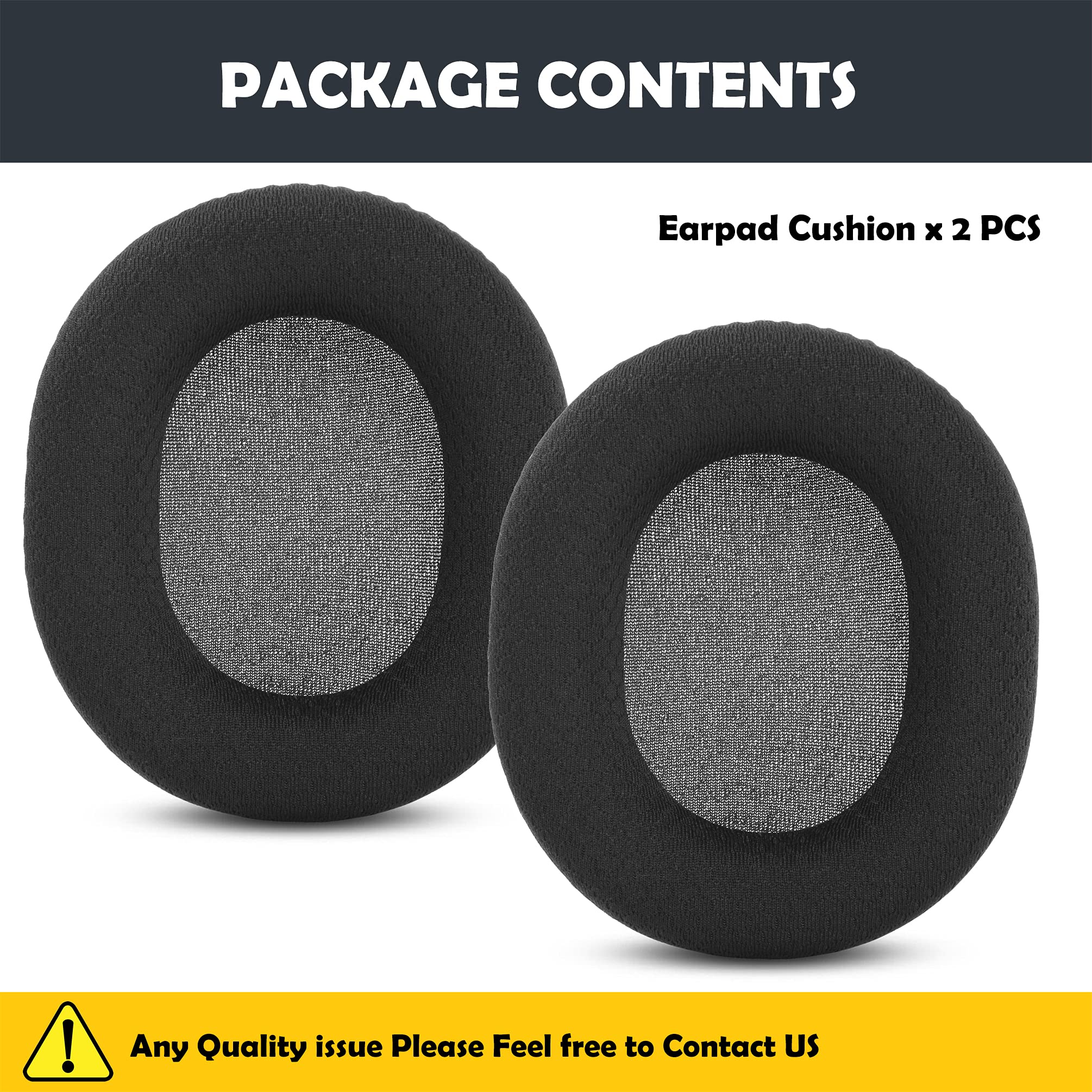 Premium Replacement Earpads Cushion for SteelSeries Arctis 1/3/5/7/9 Gaming Headset - Soft Breathable Fabric & Memory Foam - Enhanced Comfort for Long Gaming Sessions, Streaming & Work Calls