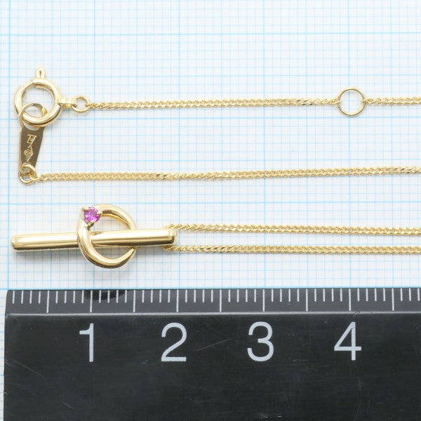18K Yellow Gold Ruby Necklace for Women - Elegant Dainty Pendant Jewelry Gift for Birthday, Anniversary & Valentine's Day | Perfect for Parties, Weddings & Special Occasions