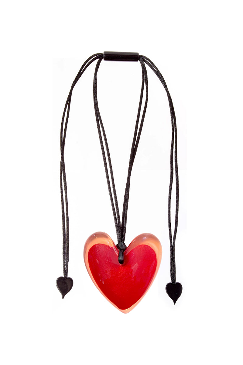 Ole Heart Pendant Necklace for Women - Elegant Silver Heart Charm Jewelry Gift for Her - Perfect for Valentine's Day, Anniversary & Romantic Occasions