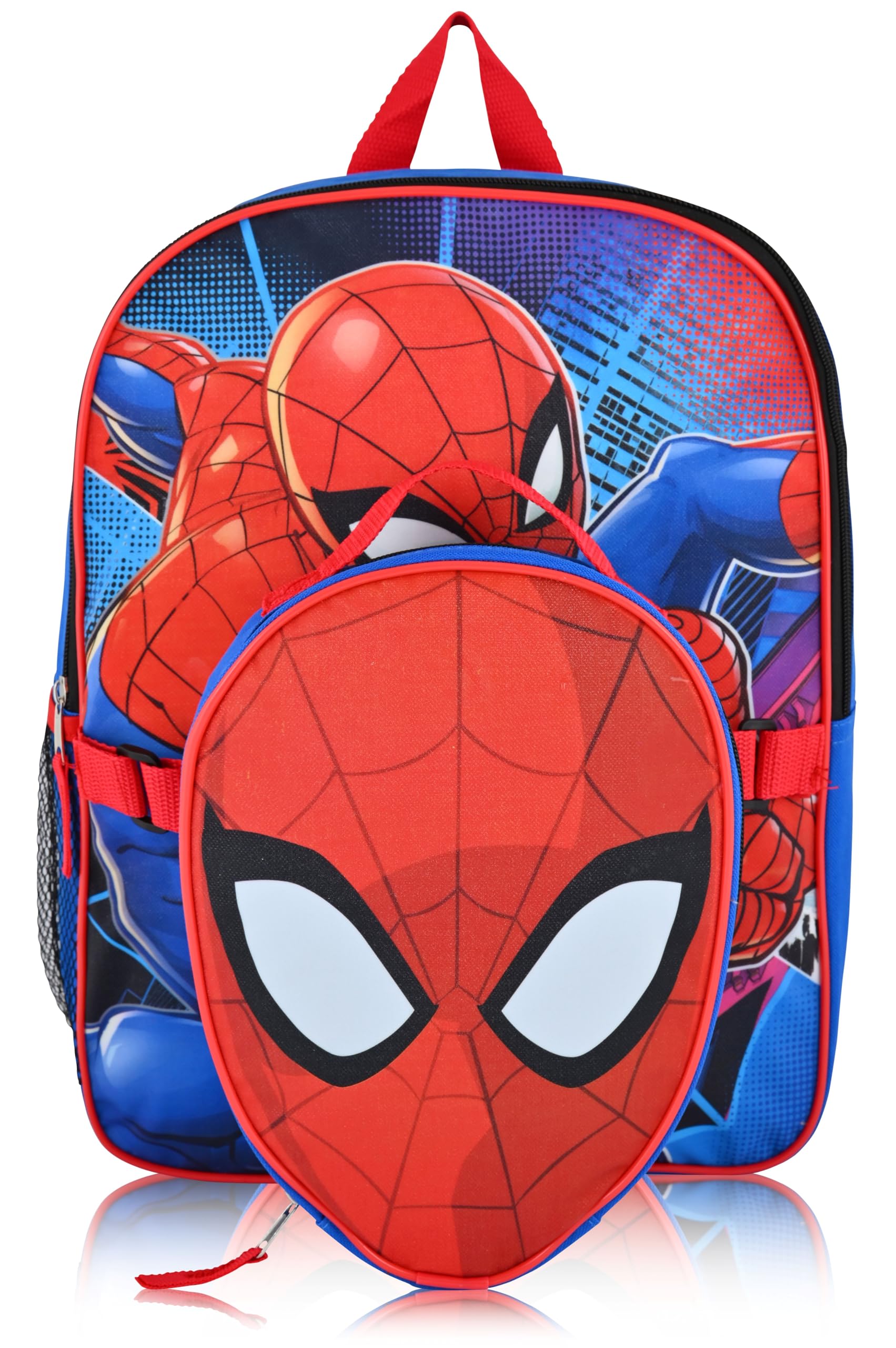 Marvel Spider-Man Backpack with Insulated Lunch Box for Boys & Girls - School Backpack for Kids, Toddlers | Perfect for School, Travel, and Outdoor Activities