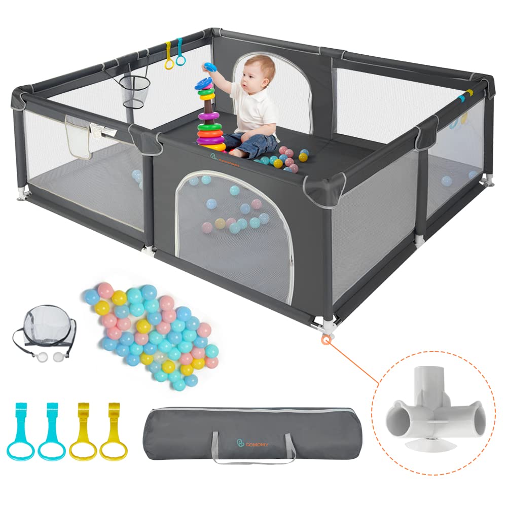 COMOMY Extra Large Baby Playpen - 79