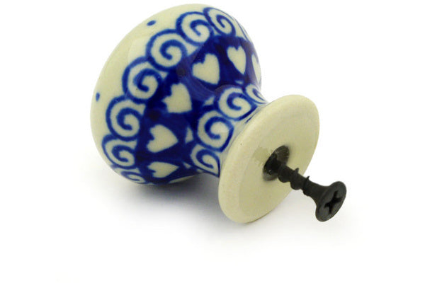 1-3/8 Inch Heart Shaped Drawer Knob - Vintage Cabinet Hardware for Dresser, Nightstand & Furniture - Perfect for Bedroom, Bathroom & Kitchen Cabinets