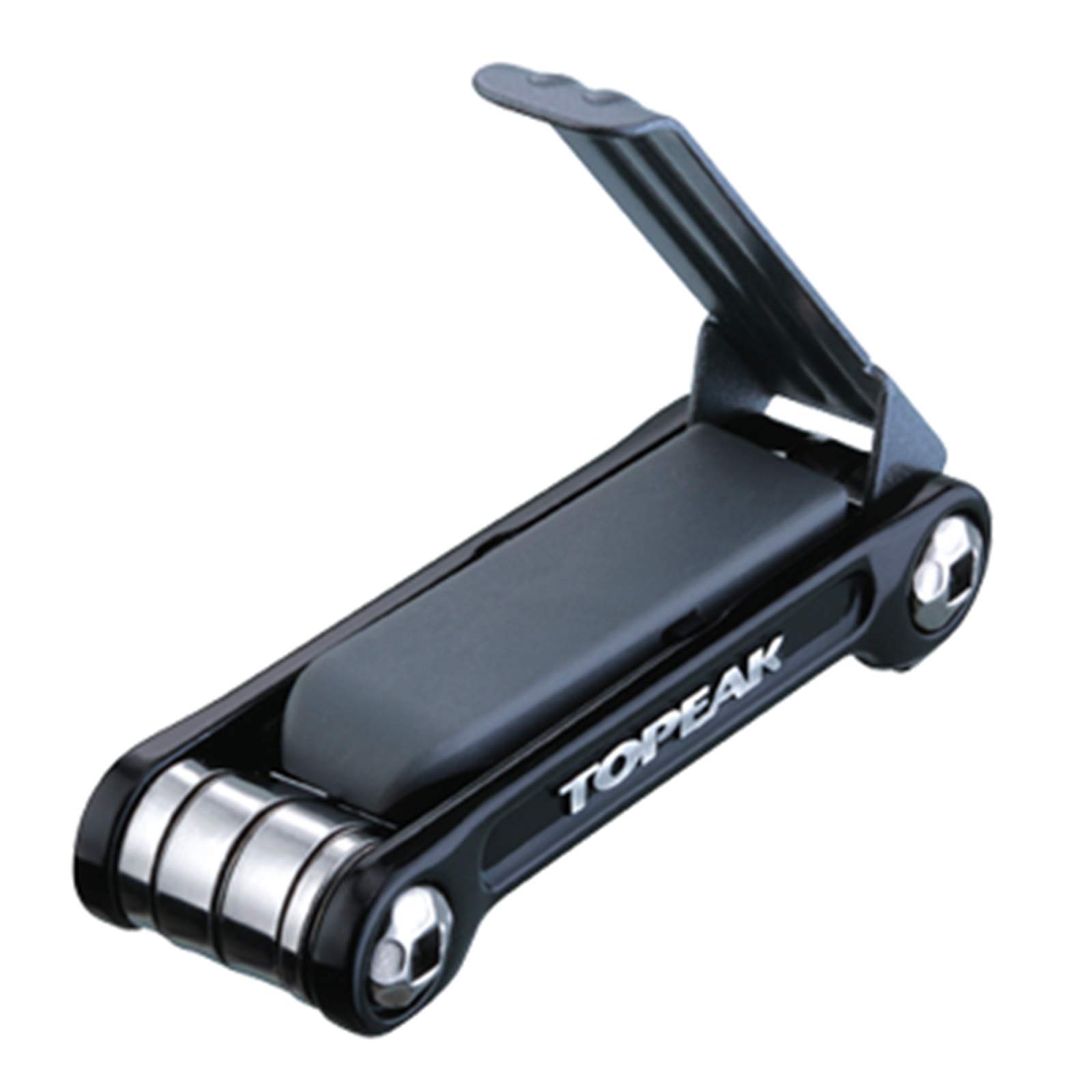 Topeak Mini 9 Pro Folding Bike Tool - Compact Multi-Tool for Cycling Repairs, Black | Perfect for Road & Mountain Bikes, Emergency Repairs & Travel