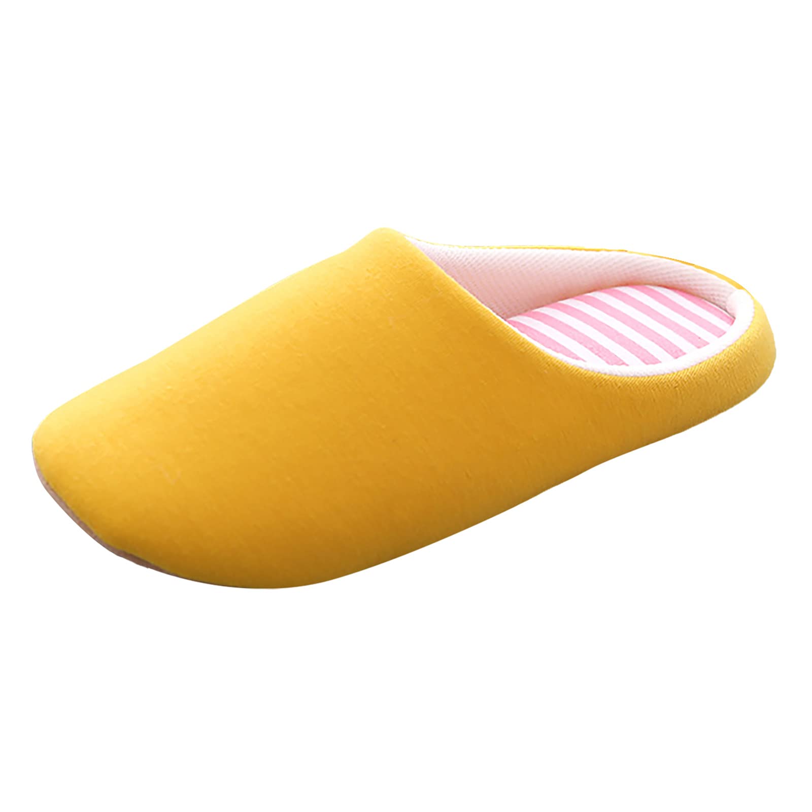 Women's Cozy Fluffy Fuzzy Slip-On House Slippers - Soft Cotton Animal Design Indoor Slippers for Home, Lounge & Relaxation