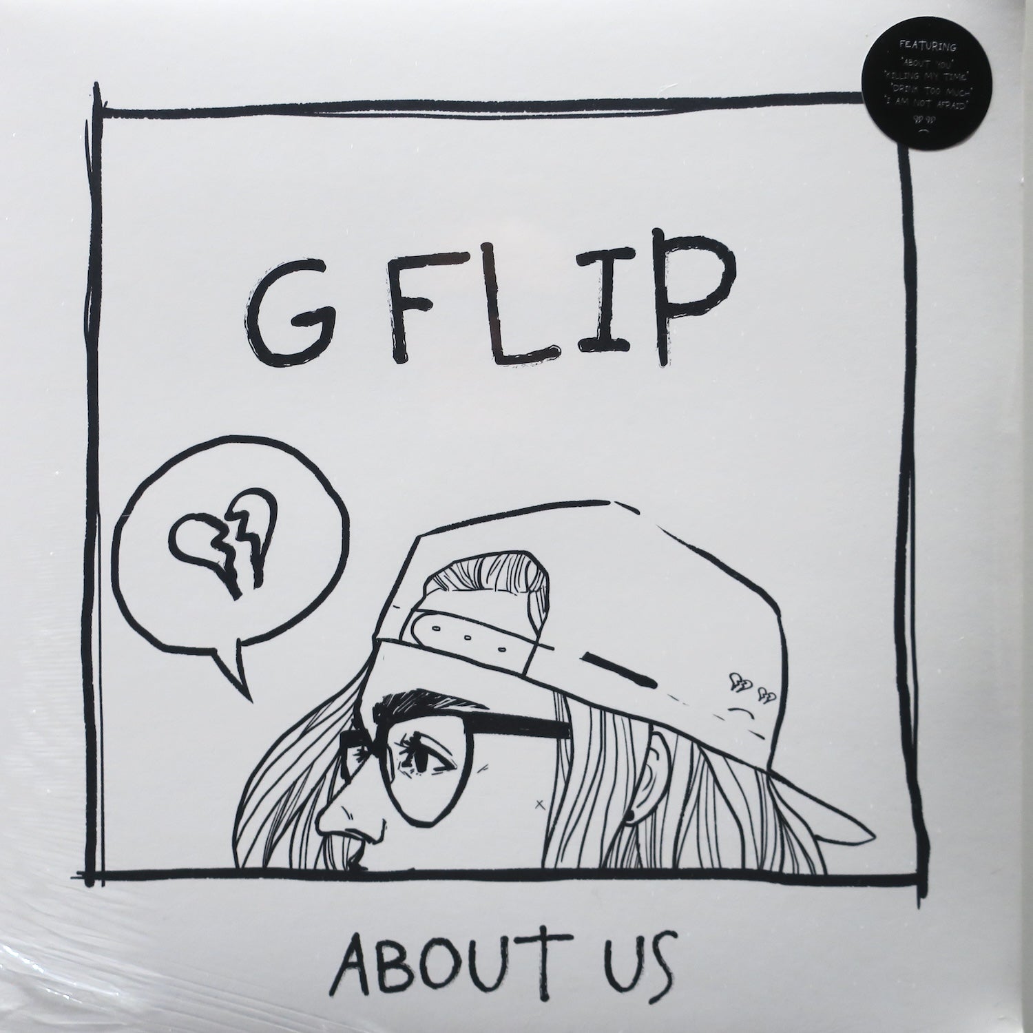 G FLIP 'About Us' WHITE Vinyl LP - Australian Indie Pop Record - Perfect for Music Collectors & Vinyl Enthusiasts - Great for Home Listening & Gift Giving