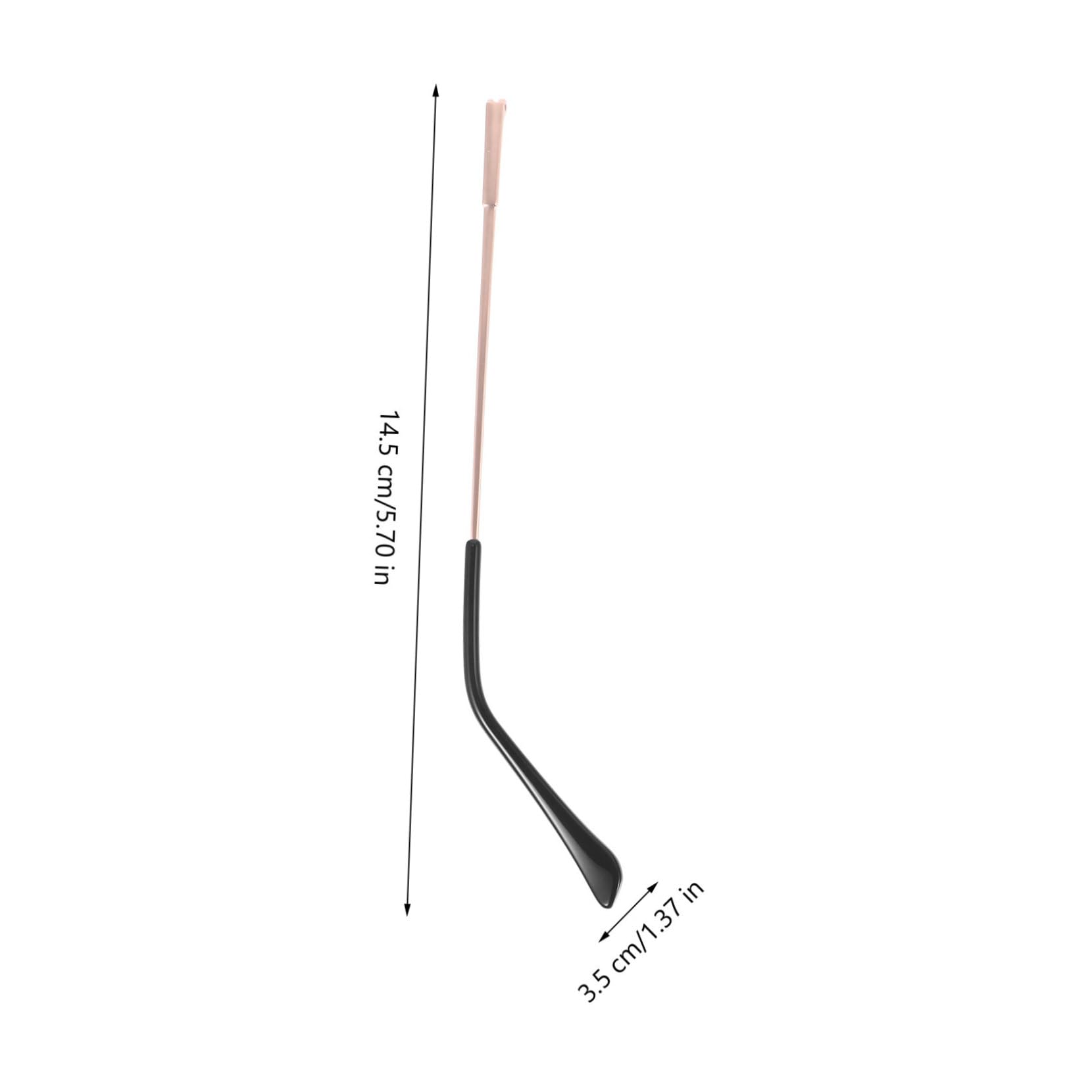 JECOMPRIS 1 Pair of Glasses Replacement Arms - Adjustable Eyeglass Temple Hooks for Repairing Broken Frames (Fits Most Glasses & Sunglasses) - Perfect for Reading, Driving, and Outdoor Activities