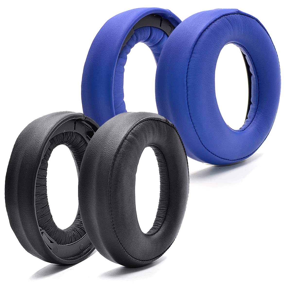 2 Pairs Replacement Ear Pads for Sony PS3/PS4 Gold Wireless Headset CECHYA-0083 - Soft Memory Foam Earpads with Noise Isolation for Gaming, Music & Virtual Surround Sound