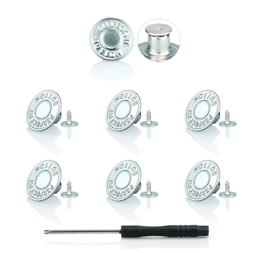 8 Silver Buttons - 20mm