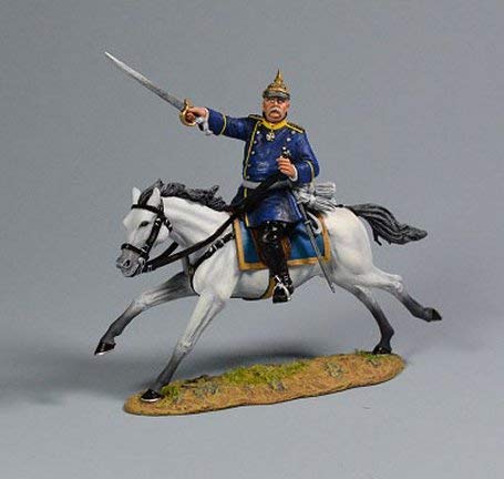 PFW-P6009 Count Von Bismarck Franco-Prussian War Toy Soldier - 1:32 Scale Military Collectible Figure for History Enthusiasts & Model Display