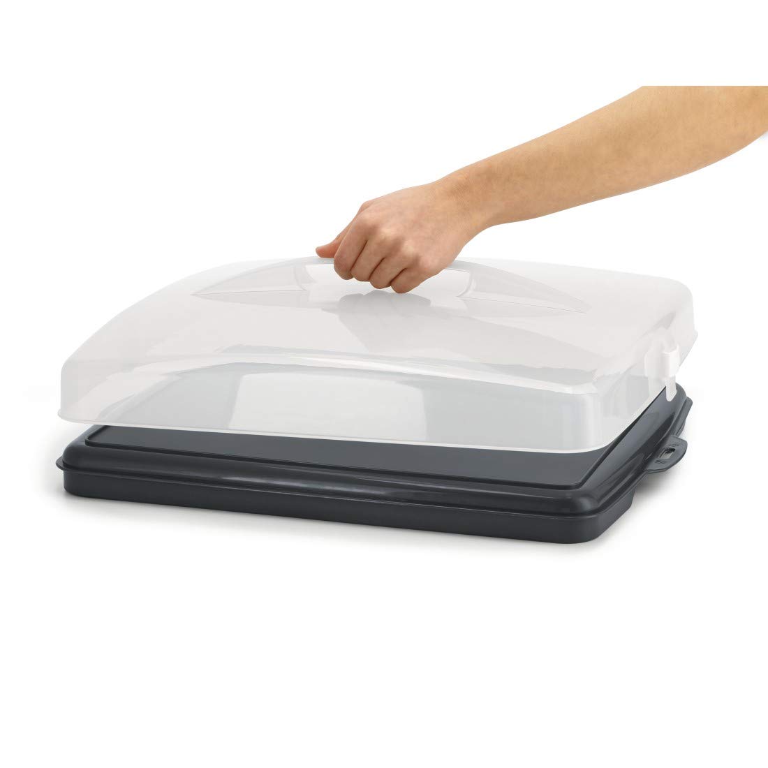 Stackable Tray Bake Box for Food Transport & Storage