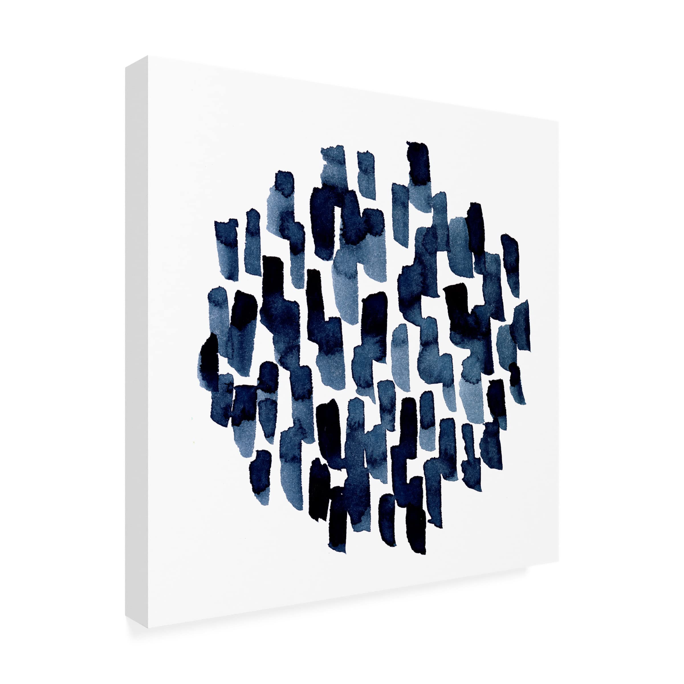 Emma Scarvey 'Hatch Marks II' Abstract Canvas Wall Art - Modern Home Decor for Living Room, Bedroom & Office | Trademark Fine Art Collection