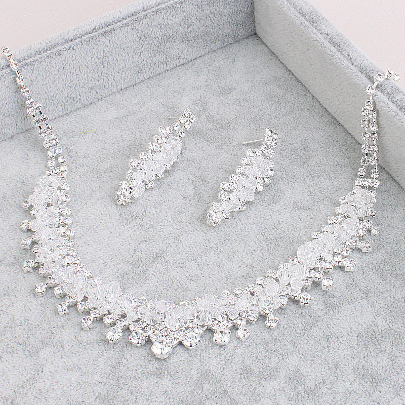 Elegant Wedding Jewelry Set for Bride - Necklace, Earrings & Bracelet - Perfect for Bridal Shower, Engagement & Wedding Day