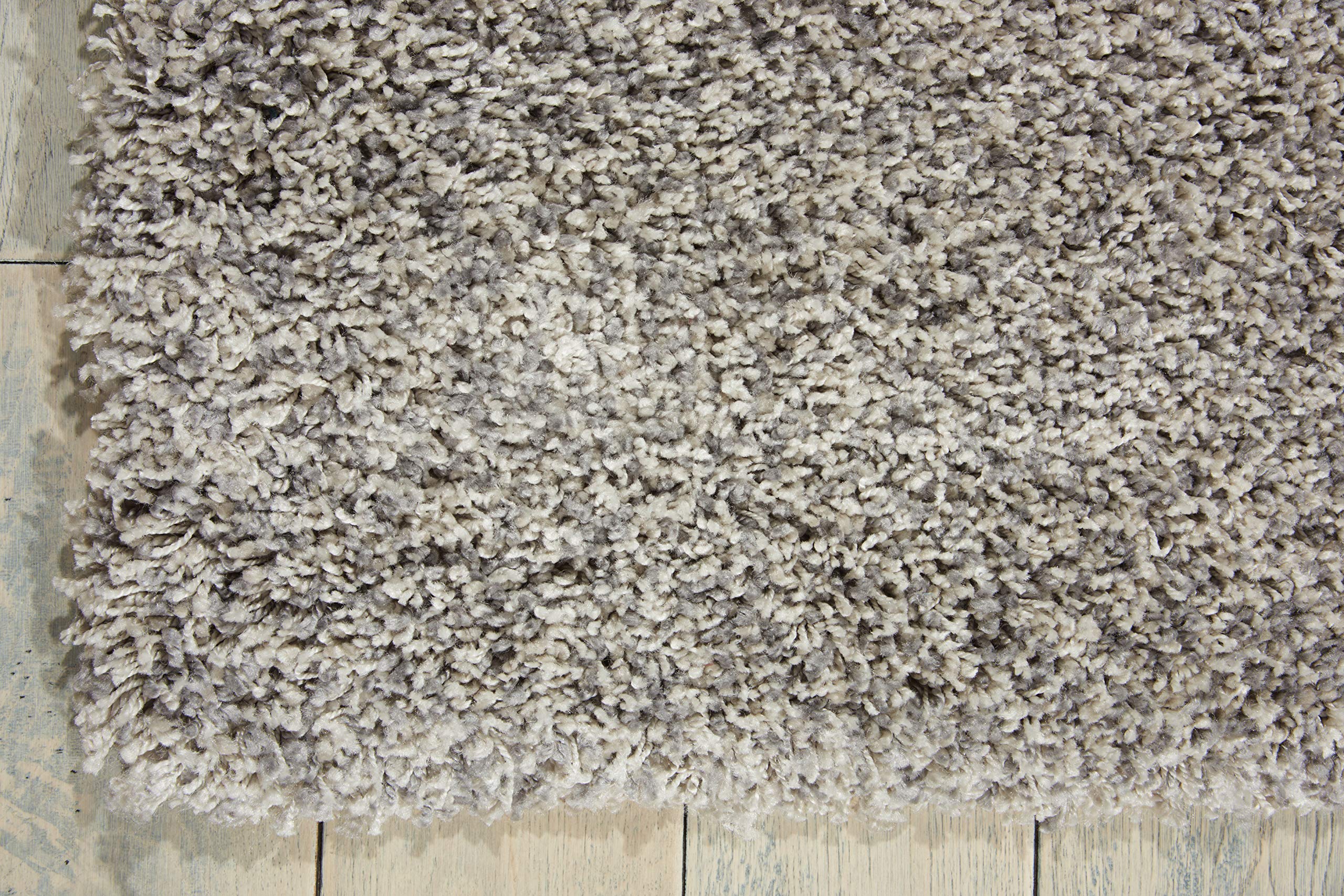 Nourison Amore Shag Light Grey 3'11