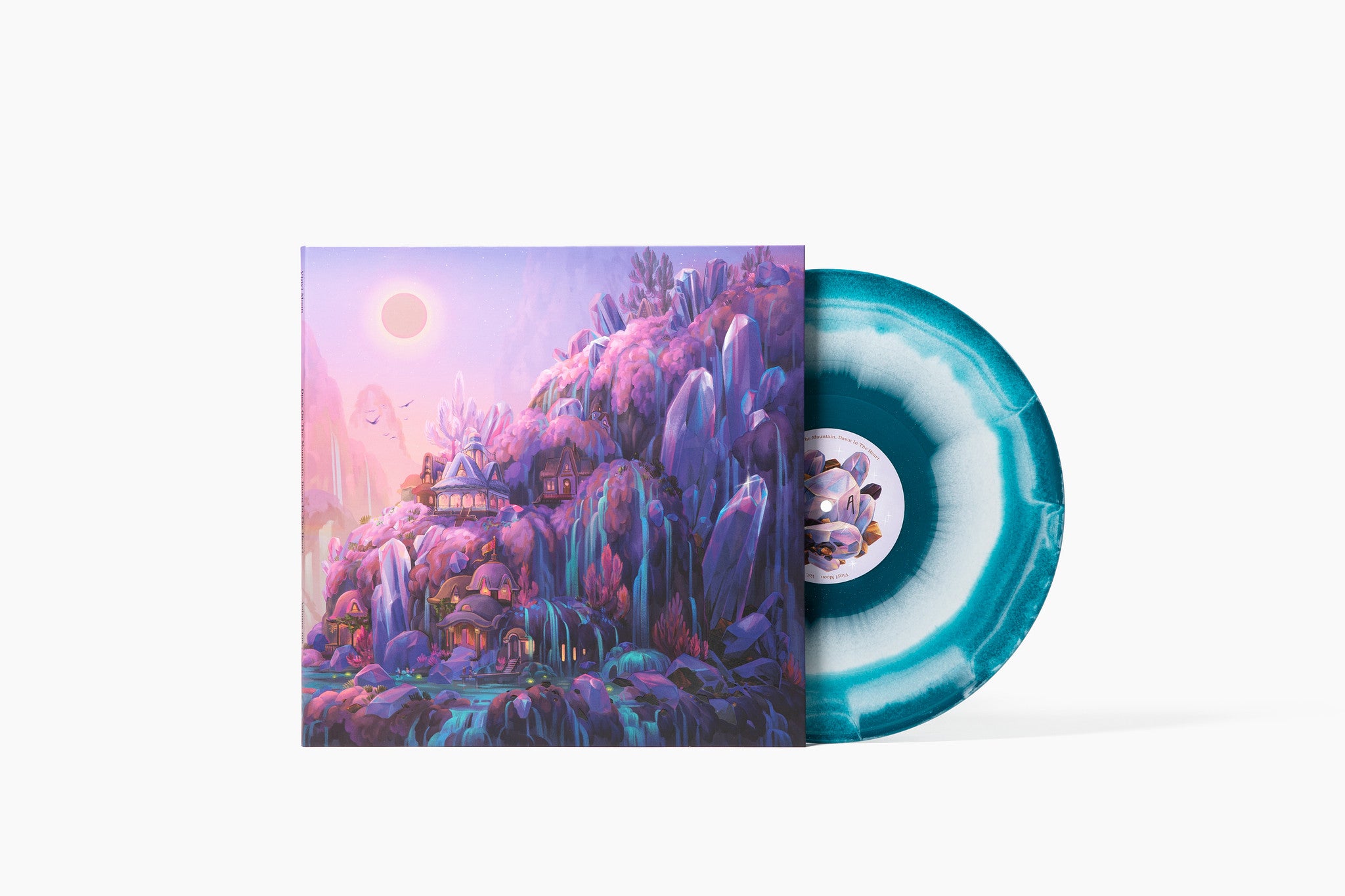 VIP // Sea Blue and Opaque Cream with Glitter Vinyl