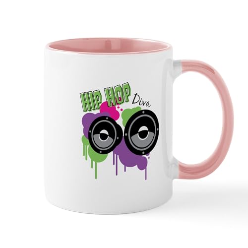 White/Pink Inside - HIP HOP Diva Mugs