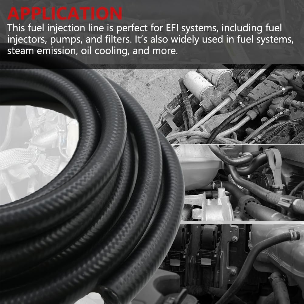 High Pressure 1/2 Fuel Line Hose 300PSI - for Power Steering & Transmission Cooling