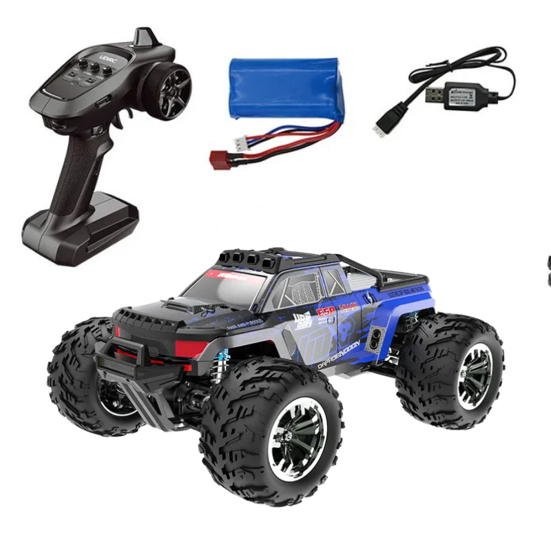 UDIRC UD1201/1202 PRO V3 1/12 Scale 2.4GHz 4WD High Speed RC Monster Truck - 70KM/H Remote Control Off-Road Desert Racer for Adults & Kids - Perfect for Backyard Racing, Off-Road Adventures & RC Car Competitions