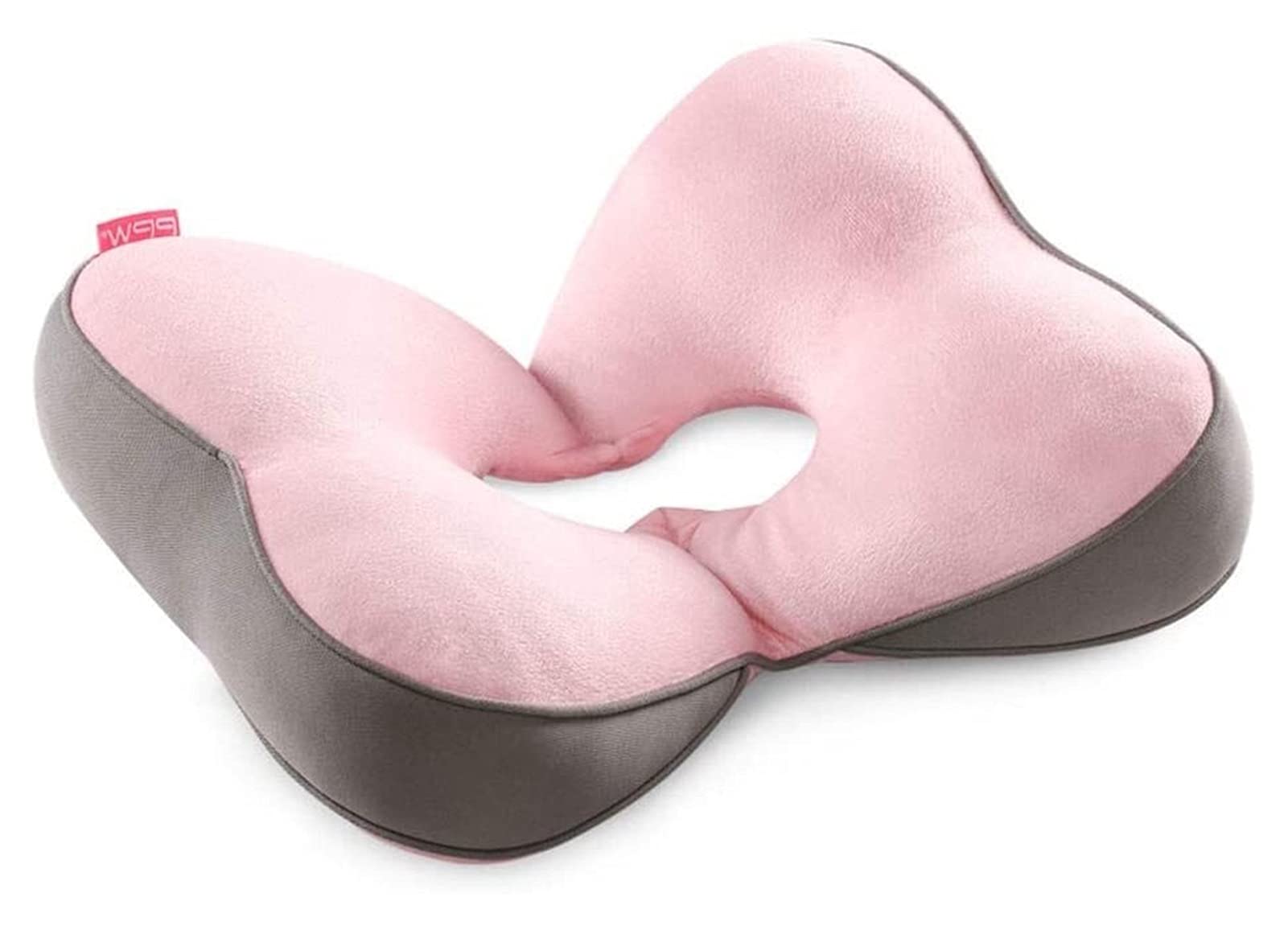 Orthopedic Memory Foam Seat Cushion for Office Chair & Car - Relief for Hemorrhoids, Sciatica, Pregnancy & Tailbone Pain - Foldable Ring Cushion for Home, Work & Travel Comfort
