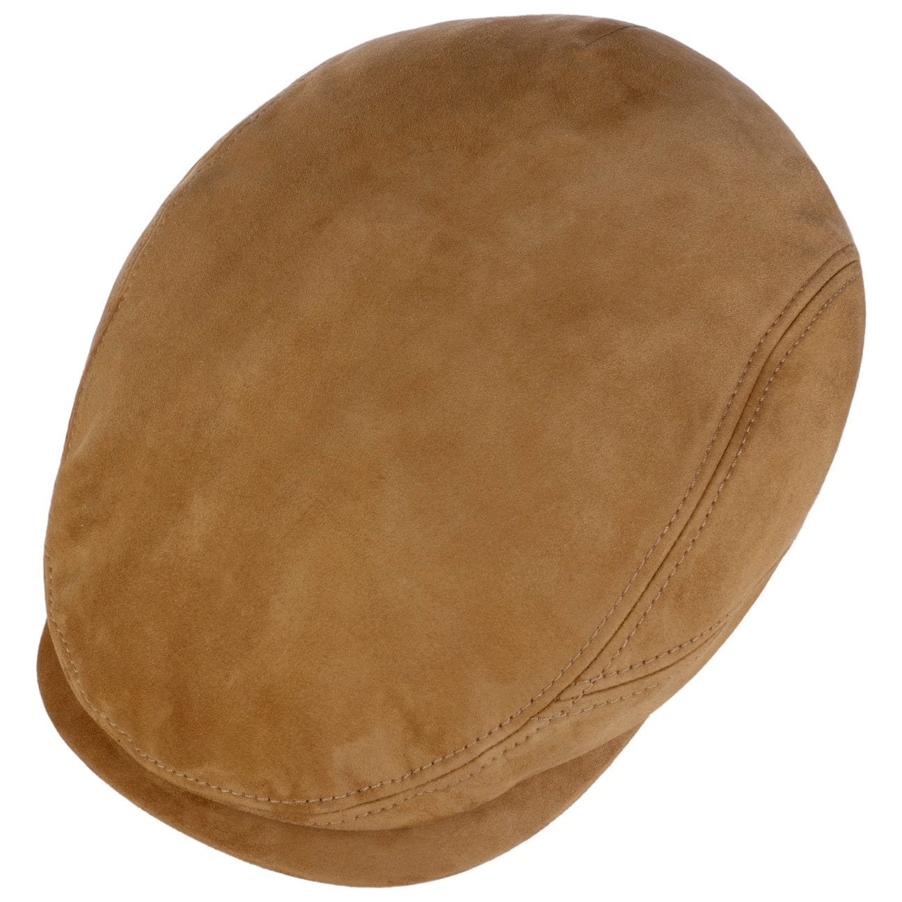 Stetson Goat Suede Flat Cap - Classic Men's Vintage Style Hat for Casual Wear & Outdoor Activities