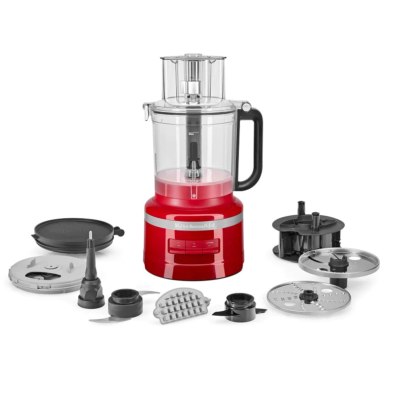 KitchenAid KFP1319 13-Cup Food Processor - Powerful & Durable for Chopping, Slicing, Shredding - Perfect for Meal Prep, Baking & Large Family Cooking