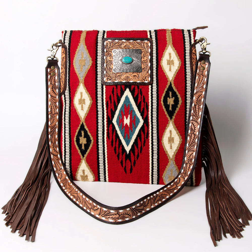 American Darling Conceal Carry Aztec Fringe Bag - Stylish & Functional Crossbody Purse for Women | Perfect for Everyday Use, Travel & Outdoor Adventures