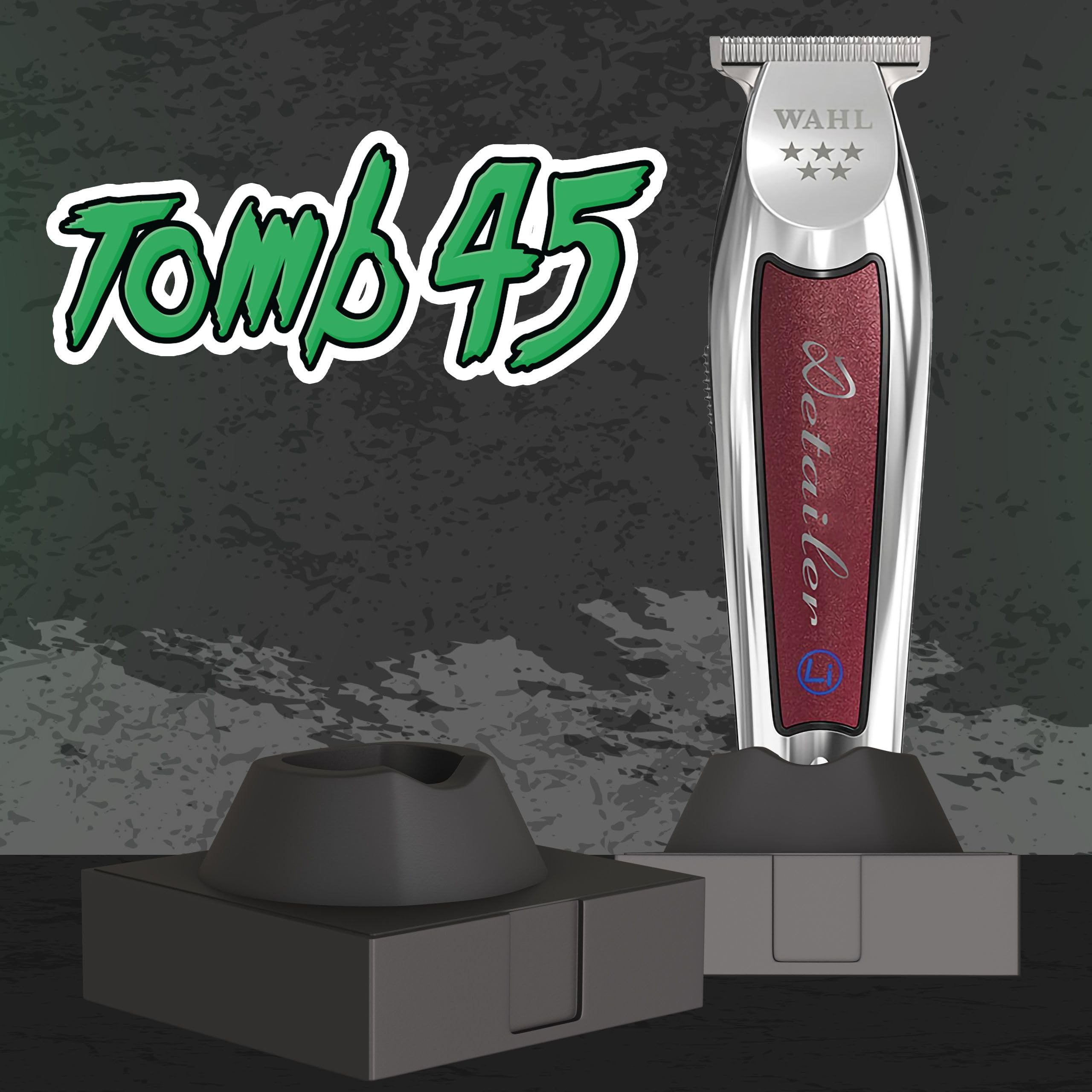 Wahl Detailer Cordless Trimmer Charger - Tomb 45 Power Pod Wireless Charging Dock - High Performance Battery Charger for Wahl Clippers & Trimmers - Perfect for Home Barbering & Professional Grooming