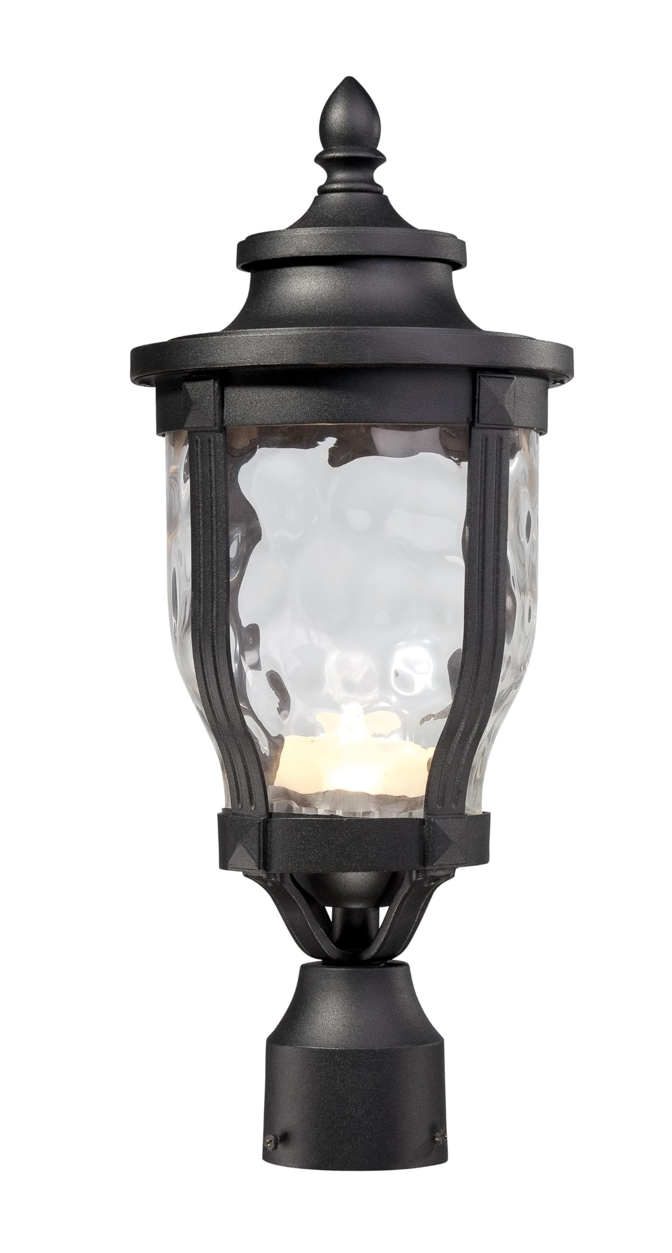Minka Lavery 8766-66-L Merrimack Black Outdoor LED Post Light - Weatherproof Cast Aluminum Exterior Lighting Fixture for Patio, Garden, Walkway & Driveway