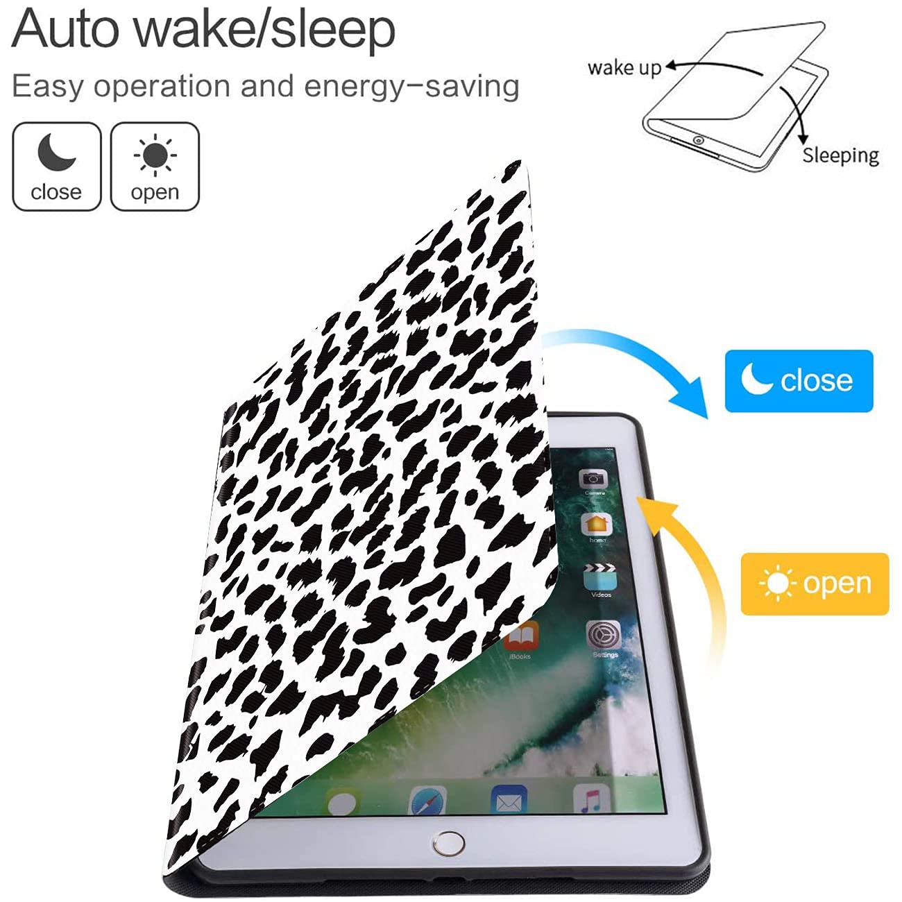 Shockproof iPad Case for iPad 10.2 (8th/7th Gen 2020/2019) & iPad Air 10.5 (2019) & iPad Pro 10.5 - Durable Protective Cover with Cute Polka Dot Print & Bonus Coasters Set - Perfect for Home, Office, and Travel Use