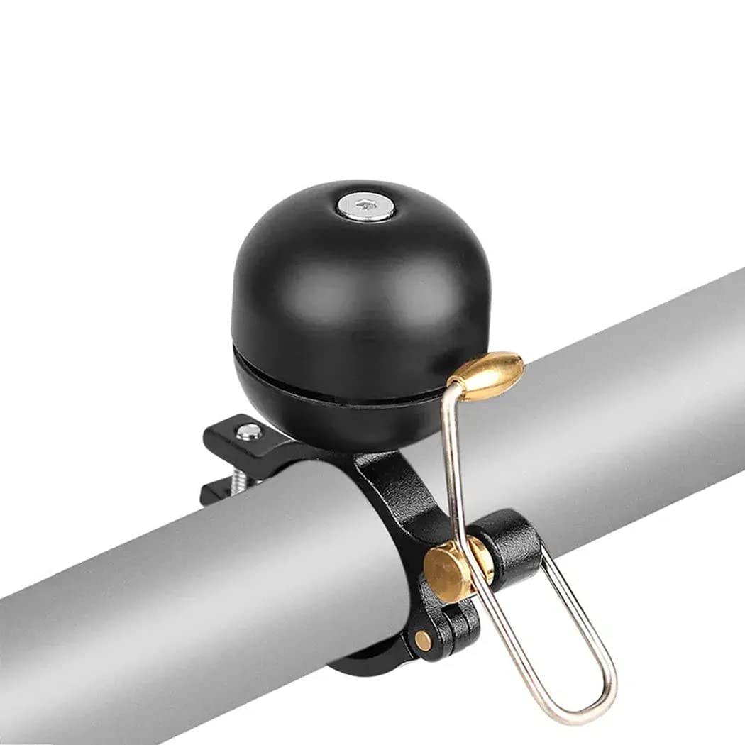 Vintage Aluminum Road Bike Horn - Loud Brass Ring Bell with Alarm for Handlebar | Perfect for Cycling Safety & Urban Commuting