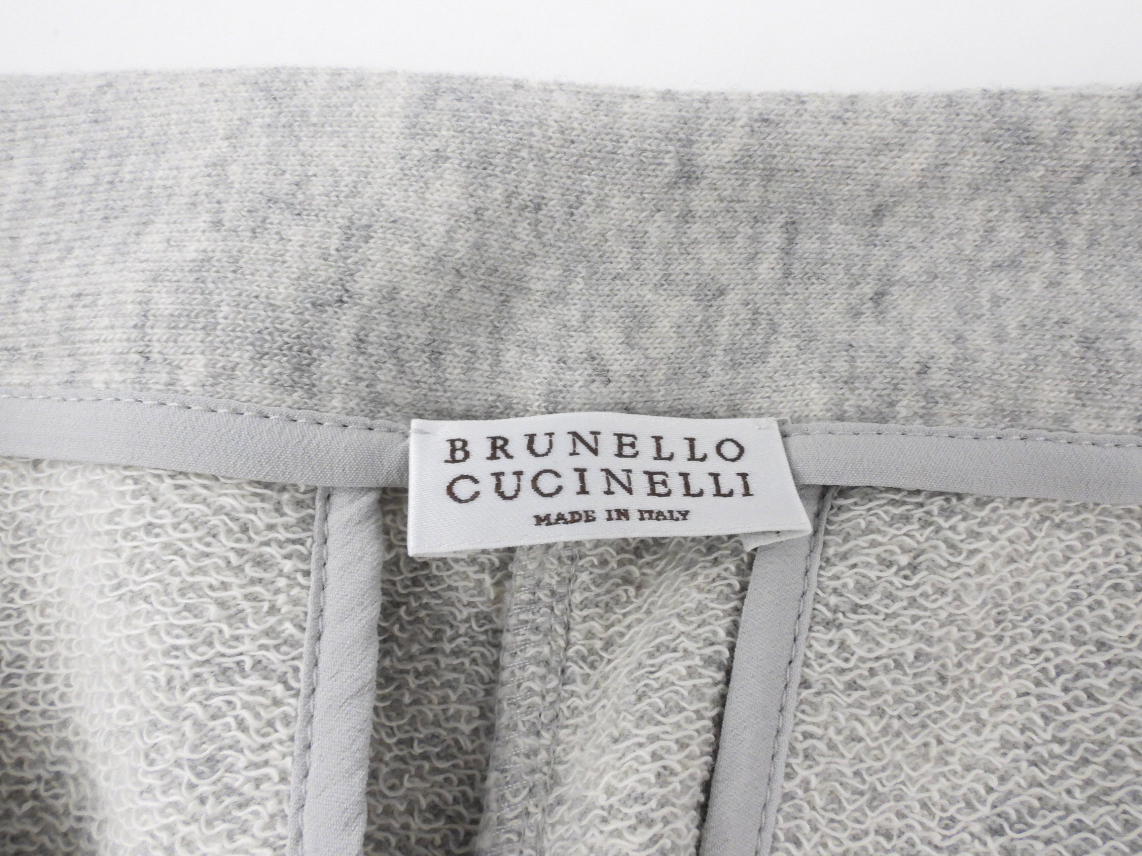 Brunello Cucinelli Grey Heather Cashmere Blend Jogger Pants for Men - Soft Luxury Sweatpants with Elastic Waistband - Perfect for Lounge, Travel & Casual Wear