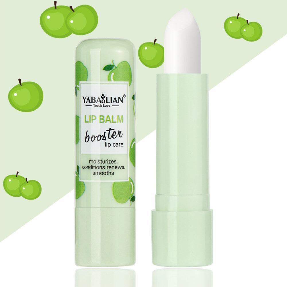 Organic Fruit Lip Balm Set - Long Lasting Moisturizing & Nourishing Lip Care for Dry, Chapped Lips - Natural Flavored Lip Balm for Women & Men - Perfect for Daily Hydration, Winter Protection & On-the-Go Use