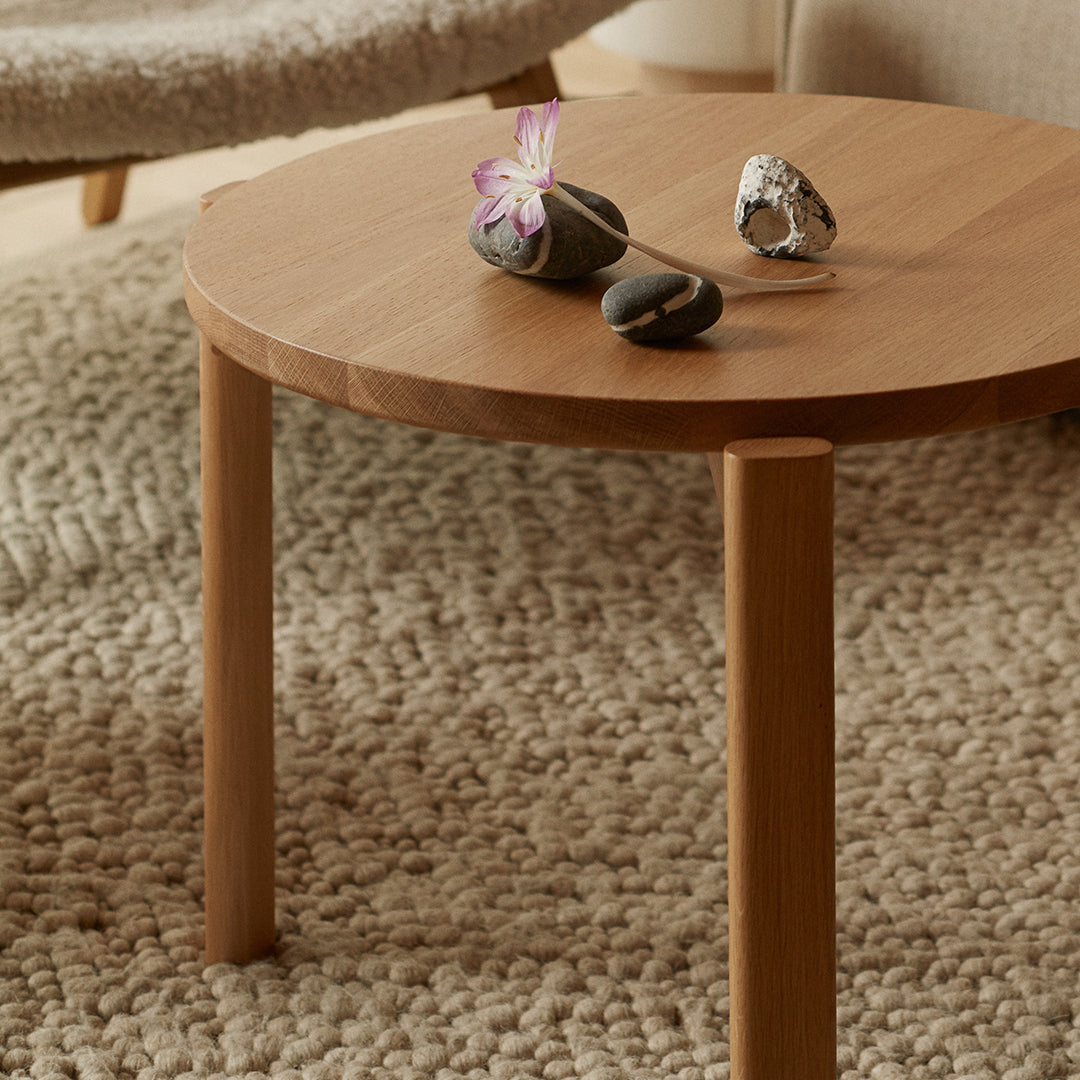 Nina Bruun Gravel Rug - Modern Handwoven Wool Area Rug for Living Room, Bedroom & Dining Room - Boho Chic Home Decor for Cozy & Stylish Interiors