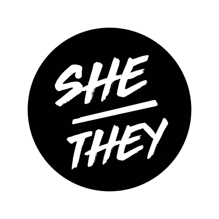 Pronoun 1.5 Inch Stickers - LGBTQ+ Pride, Gender Identity & Ally Stickers for Laptops, Water Bottles & Notebooks - Perfect for School, Work & Personal Expression