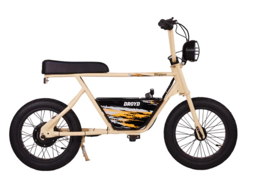 Droyd Blipper Mini Electric Bike - 24V 10Ah Battery, 250W Motor, 12.5 MPH Speed - Lightweight & Portable E-Bike for Commuting, Campus, and Urban Riding
