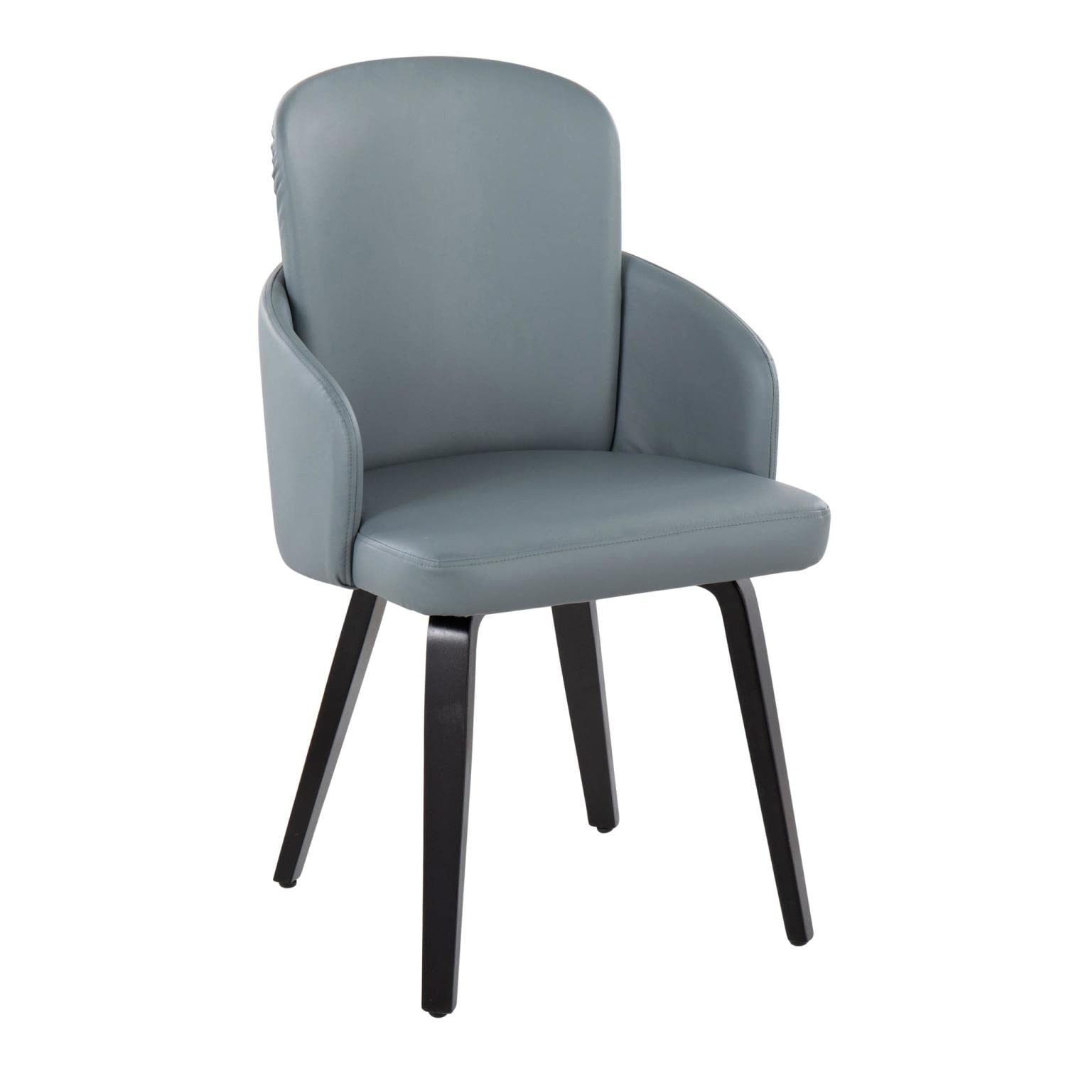 LumiSource Dahlia Upholstered Dining Chairs Set of 2 - Modern Kitchen Chairs for Dining Table, Comfortable Contemporary Seating for Home, Restaurant & Office Use