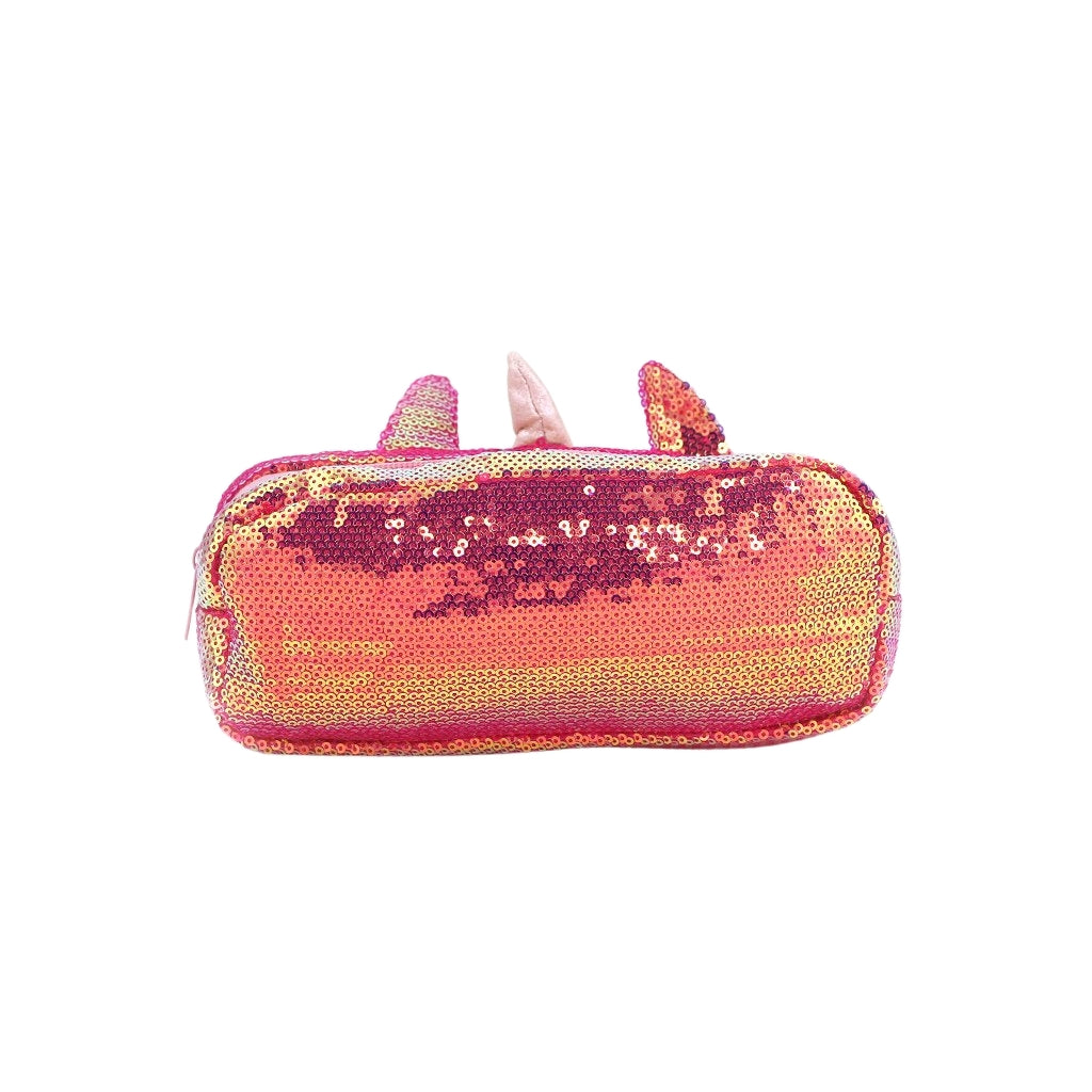Sparkly Sequin Unicorn Pencil Case for Girls - Cute Watermelon Design School Supplies Organizer - Perfect for Back to School, Office & Travel Accessories Storage