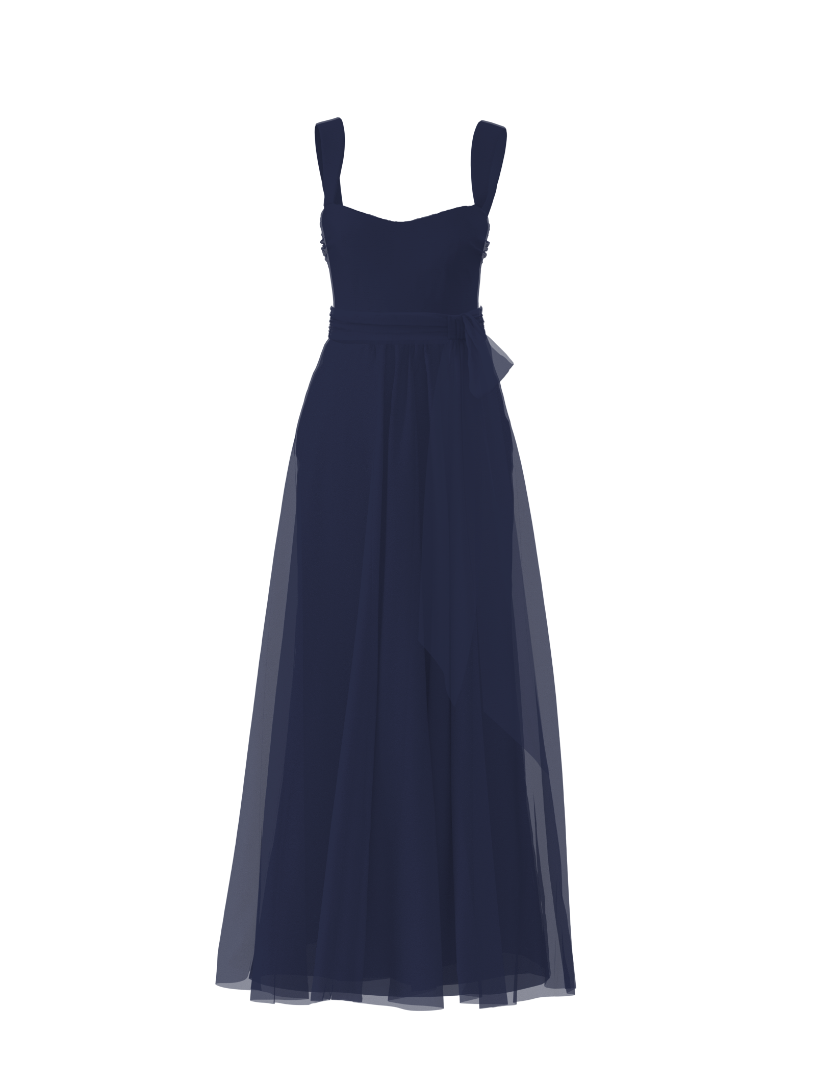Alexis Bodice & Justine Skirt Set with Sash Belt in French Blue - Perfect for Weddings, Parties, and Special Occasions