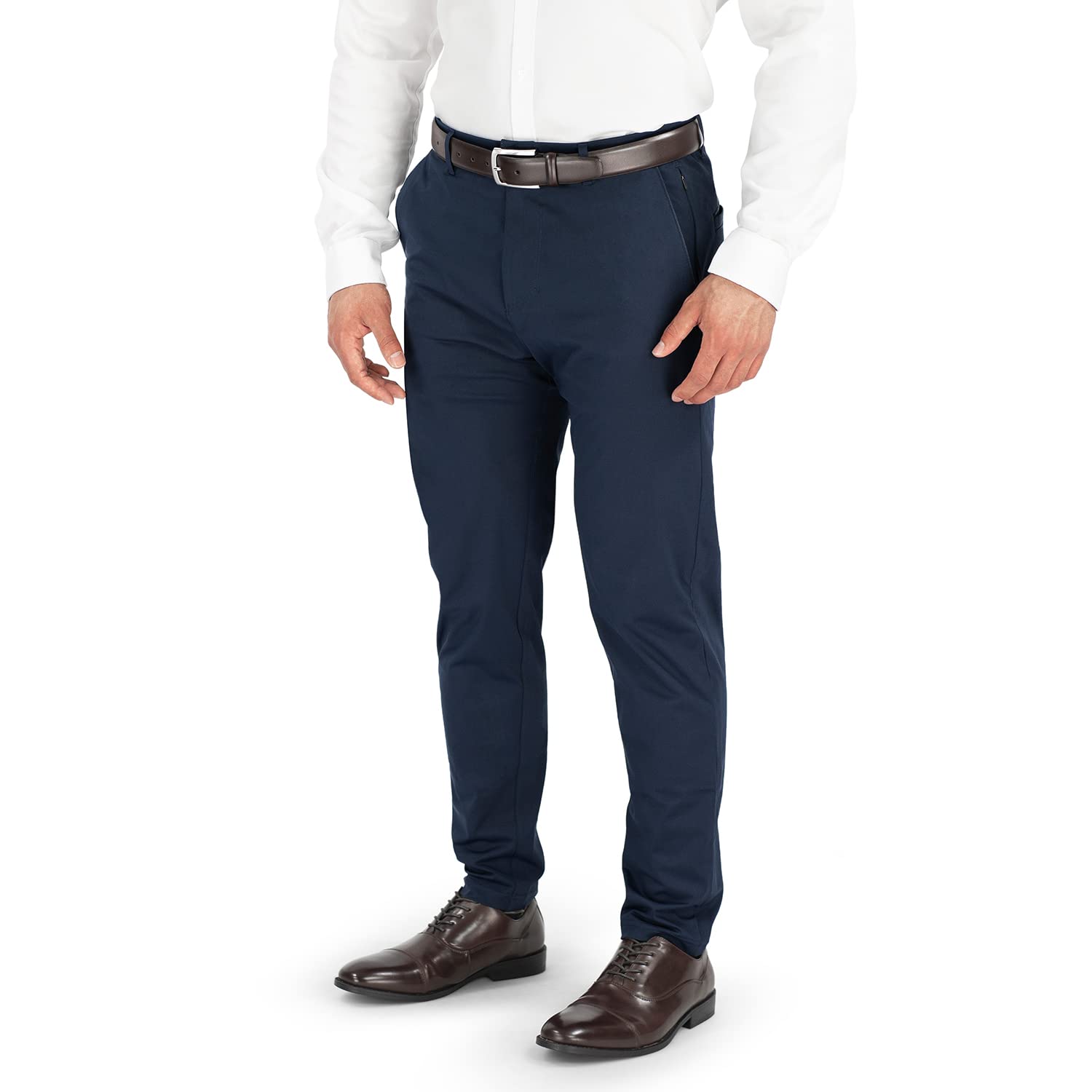 Men's Slim Fit Work Pants - Durable & Comfortable for Construction, Warehouse & Outdoor Jobs | Professional Office & Casual Wear