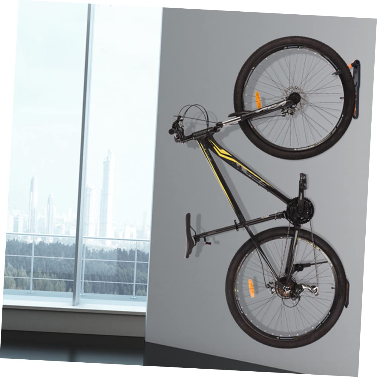 BESPORTBLE Heavy Duty Bike Hooks - 3 Pack Wall Mount Bike Hanger Rack for Secure Bicycle Storage | Space-Saving Garage, Basement & Apartment Organization Solution