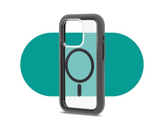 Sprout iPhone 15 Pro Gladiator MagSafe Case - Shockproof & Anti-Scratch Protective Cover for iPhone 15 Pro - Perfect for Outdoor Adventures, Work & Daily Use - Black
