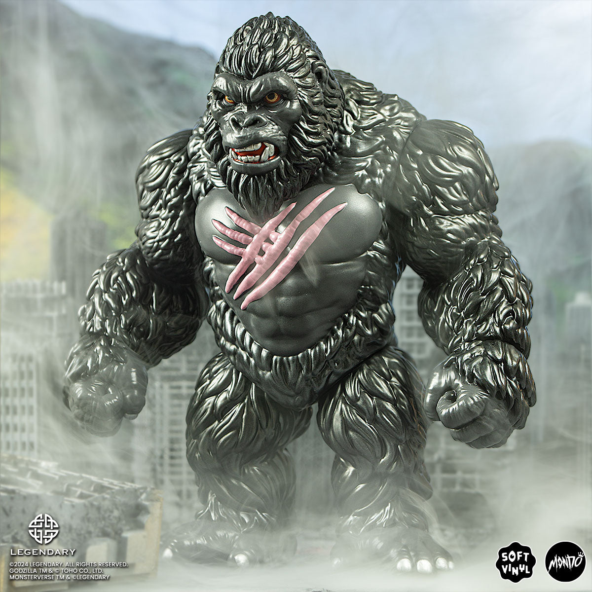 Godzilla x Kong: The New Empire Kong Soft Vinyl Collectible Figure - Movie Merchandise for Fans & Collectors | Perfect for Display, Gifts, and Anime Collections