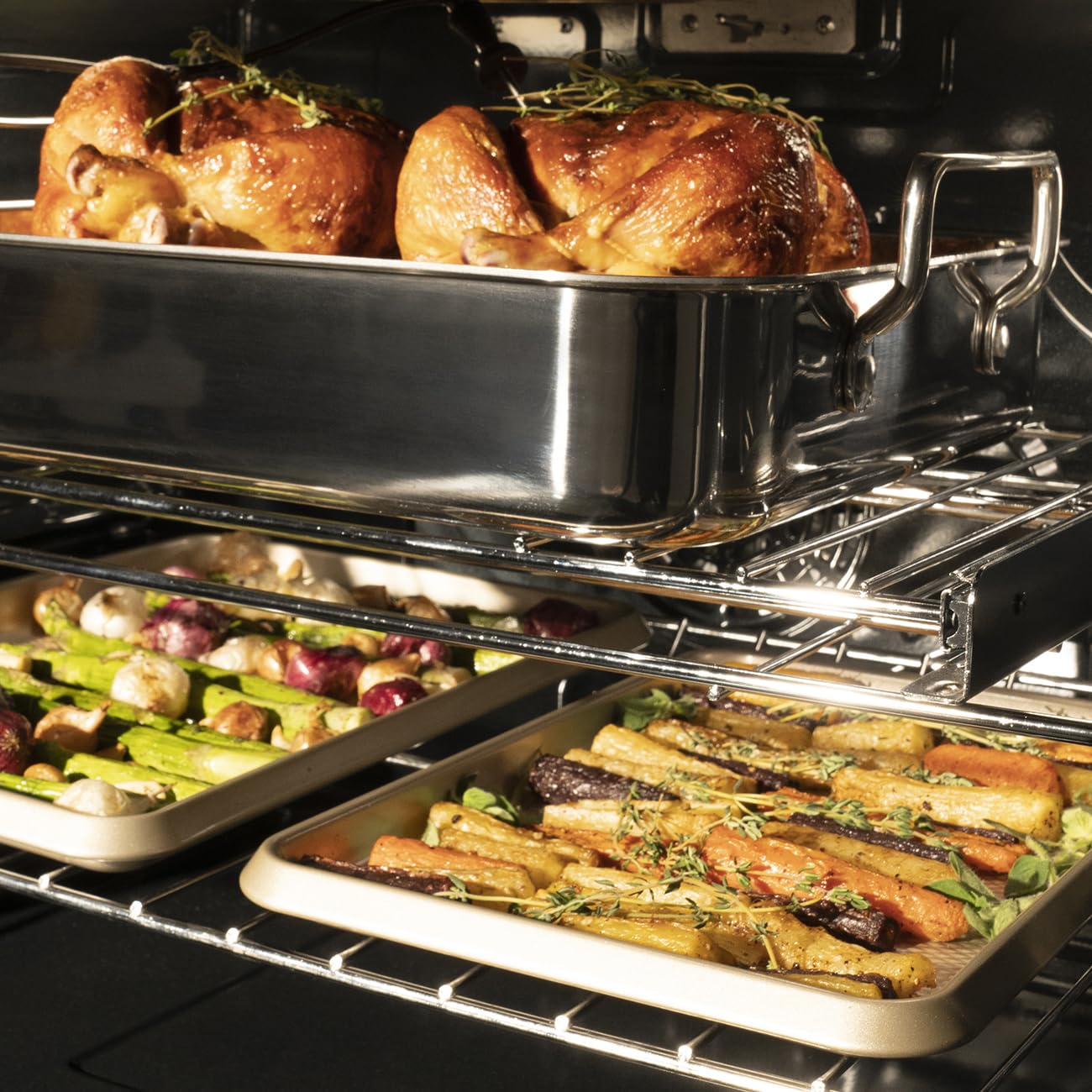 ZLINE 30 Inch Stainless Steel Professional True Convection Single Wall Oven with Air Fry & Self-Clean, White Matte Door - Perfect for Home Chefs & Modern Kitchens (WAS-WM-30)