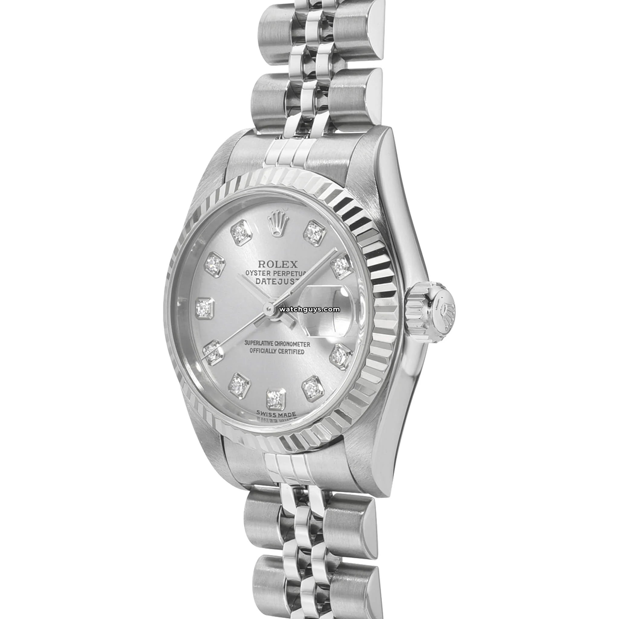 Rolex Datejust 79174 Silver Diamond Watch - Luxury Stainless Steel Timepiece for Men & Women - Perfect for Business, Formal Events & Special Occasions