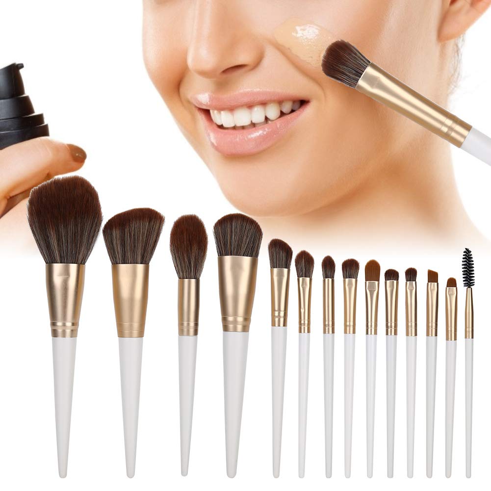 Professional Makeup Brush Set - Foundation, Concealer, Blending & Contouring Brushes for Flawless Makeup Application - Perfect for Home Use, Travel & Professional Makeup Artists