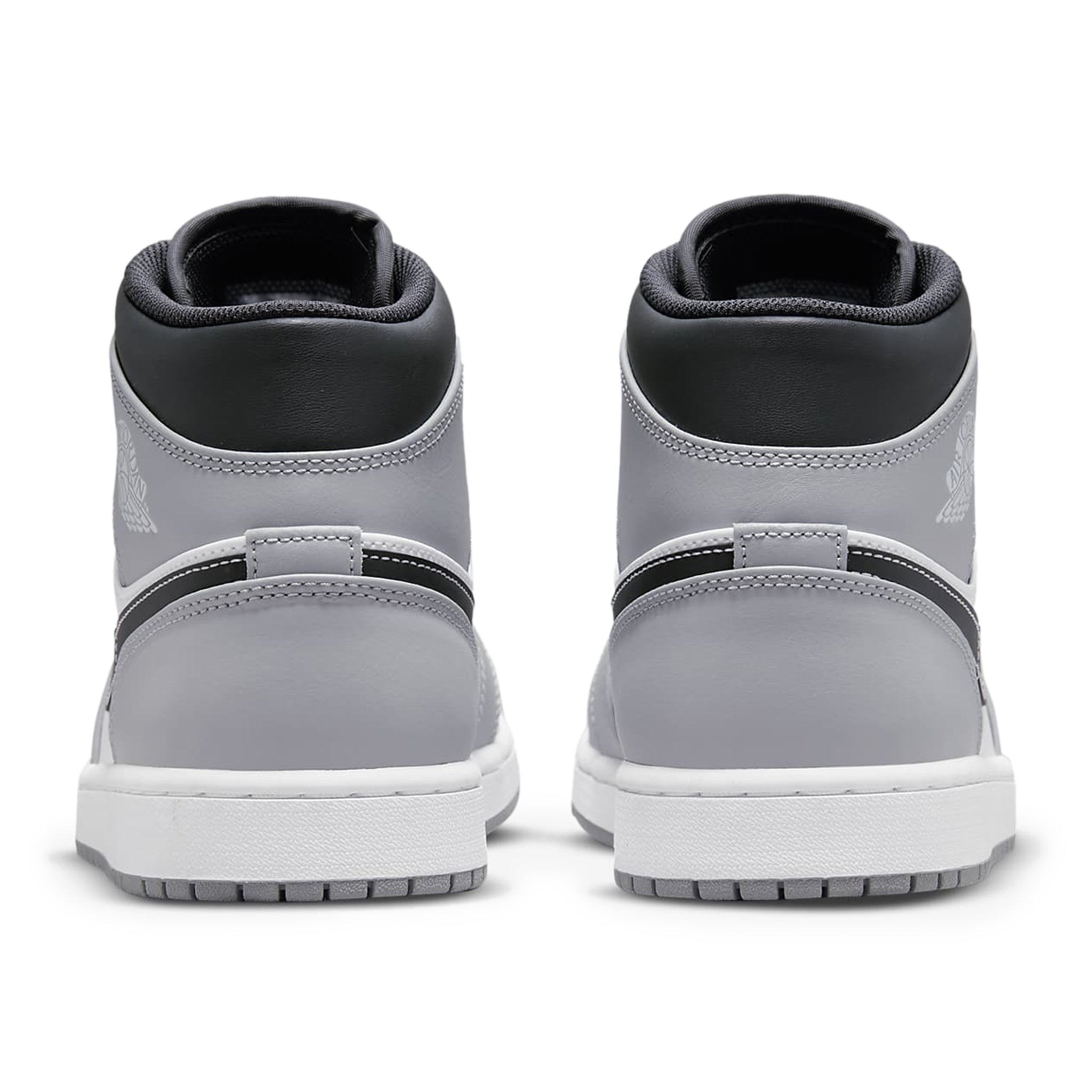 Air Jordan 1 Mid Light Smoke Grey Anthracite Basketball Shoes - Men's High-Top Sneakers for Casual Wear & Street Style