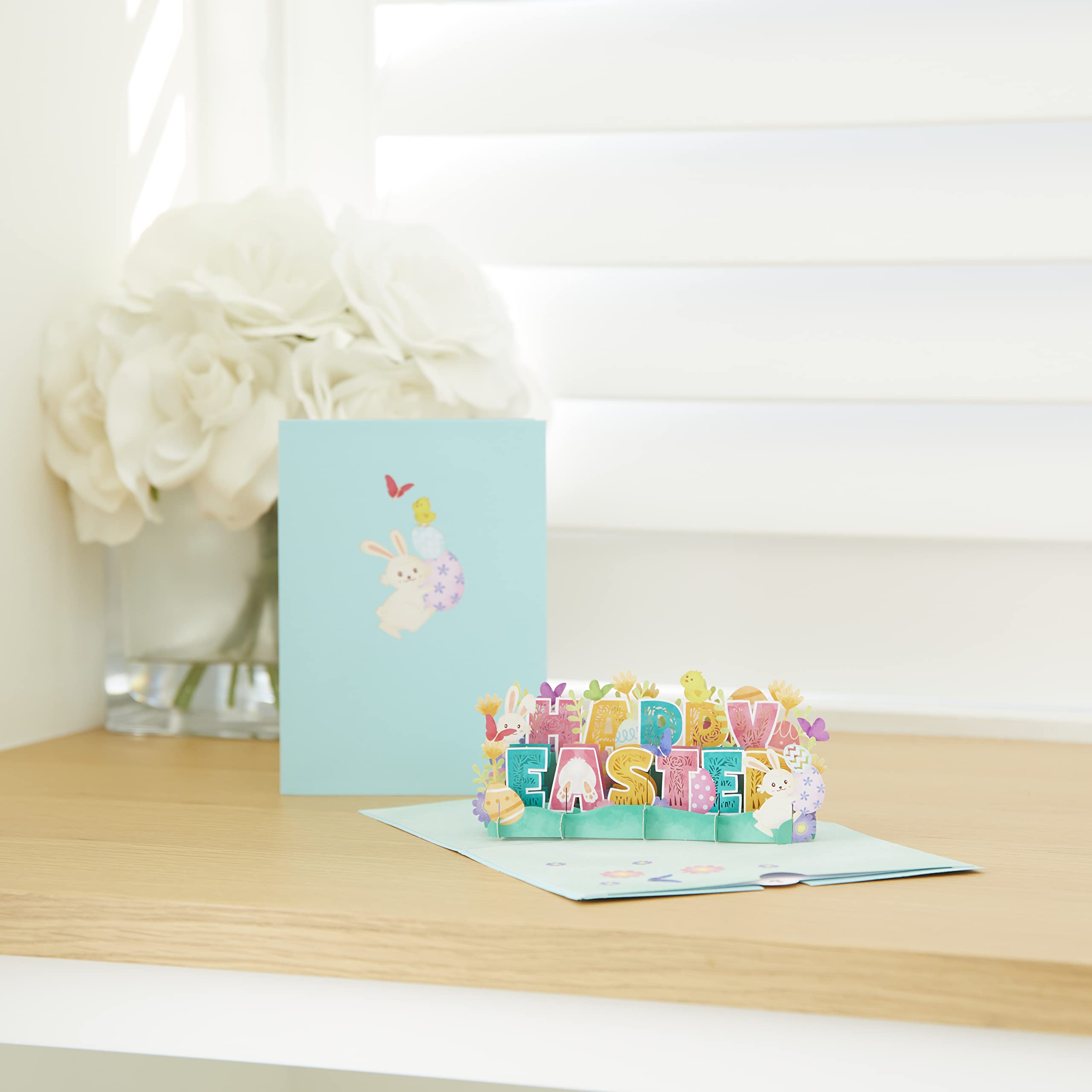 Lovepop Happy Easter 3D Pop-Up Greeting Card – Handcrafted Easter Card for Women – 5
