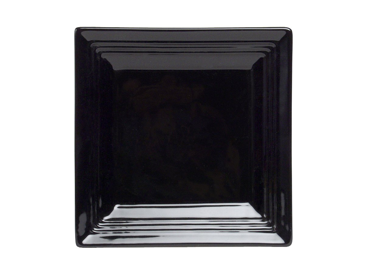 Tuxton CBH-0845 Square Ceramic Dinner Plate - 8.5